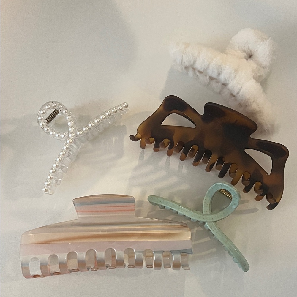 Set of 5 new hair claws